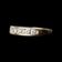 14K Gold Channel Set Diamond Ring Size 5 1/2