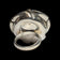 Sterling Silver Large Hollow Rose Flower Statement Ring Size 7 3/4