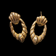 14K Gold Hinged Drop Earrings