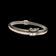 Italian Sterling Silver Chevron Pattern / Ribbed Hinge Cuff Bracelet