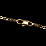 10K Yellow Gold Unoaerre Italy Mariner Link Chain