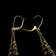 9K Yellow Gold Etruscan Revival / Torpedo Long Drop Dangle Lever Back Earrings