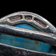 Sterling Silver & Turquoise Large Statement Cuff by Barse Thailand Wire Wrapped Bracelet