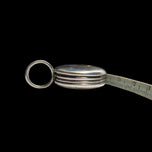 Sterling Silver Retractable Measure / Sewing Tape on Bail Loop