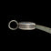 Sterling Silver Retractable Measure / Sewing Tape on Bail Loop