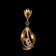 14K Yellow Gold and Diamond Pendant