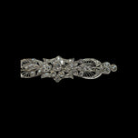 2.55 CT Natural Diamond & Platinum Antique Art Deco Filigree Bar Brooch