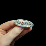 Sterling Silver Open Work Scottish Thistle Theme "Baby" Bar Brooch