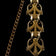 Antique Victorian Gold Filled Panel Link Watch Fob Vest Chain / Chatelaine Fob
