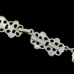 Sterling Silver Peruzzi Florence Italy Collar Style Ornate Necklace