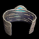 Sterling Silver & Turquoise Large Statement Cuff by Barse Thailand Wire Wrapped Bracelet