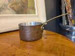 3" Copper Sauce Pot Tin Lined