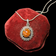 Sterling Silver & Fire Opal Necklace / Pendant