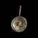 Sterling Silver US 1908 Quarter Lady Liberty Hat Pin - Repousse Pop out 3-D