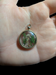 Preserved Seahorse & Greenery in Gold Filled Glass Orb Pendant. Two Available.