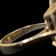 10K Yellow Gold Smokey Quartz Cocktail Ring Size 4