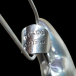 Sterling Silver Large Puffy Heart Necklace Vintage Taxco Mexico