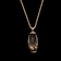 10K Rose Gold Smoky Quartz Pendant Necklace