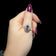 10K Yellow Gold Amethyst & Diamond Double Halo Ring Size 12