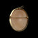 18K Yellow Gold Cameo Brooch / Pendant Cornucopia, Cherub & Woman Italy
