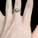 9K Yellow Gold Braided Knot Heart Ring Size 5 1/4