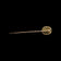 9CT Rose / Yellow Gold Victorian Era Purple Rhodolite Garnet Cabochon Stick Pin