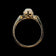 14K Yellow Gold Birks Opal & Diamond Ring Size 4.5