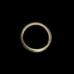 10K Yellow Gold Men's Band Diamond Inset Size 11
