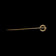 Antique Victorian 14K Yellow Gold & Seed Pearl Horseshoe Stick Pin
