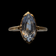 10K Yellow Gold Marquise Synthetic Spinel Ring Size 6.5