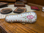Violin Case Shaped Painted Porcelain Box