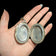 Sterling Silver Birkhardt for Birks Oversized / Large Locket and Chain