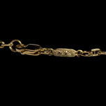 14K Yellow Gold Mariner Link Chain Necklace 19.5"