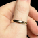 18K Yellow Gold Uno Aerre Italian Simple Band Size 9 3.4mm