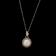 Sterling Silver & Moonstone Art Nouveau Necklace