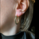 10K Yellow Gold Simple 28mm Thick Hoop Earrings: UnoAerre Italy