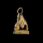 Art Nouveau Style Gold Filled Monogram Fob