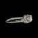 14K White Gold Natural Diamond Ring 1CT TW Size 6 3/4