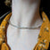 Mexico Sterling Silver Twist / Rope Choker Necklace