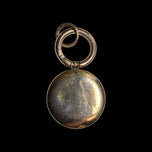 Art Nouveau Gold Filled Woman with Flower Crown Pendant / Fob