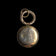 Art Nouveau Gold Filled Woman with Flower Crown Pendant / Fob