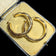 14K Yellow Gold Hollow Chunky Twist Hollow Hoops