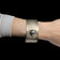 Sterling Silver Modernist Cuff Bracelet Sliding Clasp : Brushed / Textured