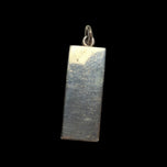 Silver Ingot Pendant Hallmarked Birmingham 1978