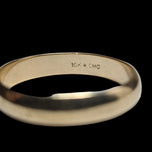 10K Yellow Gold Men's Simple Band Size 12