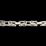 Sterling Silver Byzantine Link / Chain Bracelet