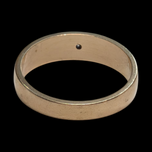 10K Yellow Gold and Diamond Etched Estate Ring / Band Size 5 3/4