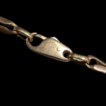 10K Yellow Gold Paperclip / Coffee Bean Link Chain