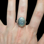 Vintage Sterling Silver Floral Motif Ring Size 6.5
