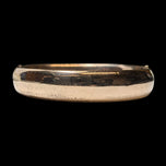 Antique Victorian Gold Filled Scrollwork Rose Gold Bangle Monogrammed "CMG"
